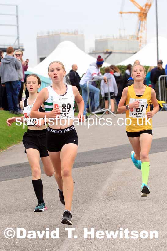 Girls under-13s 2022 Northern Road Relays, SportsCity, Manchester. Photo: David T. Hewitson/Sports for All Pics